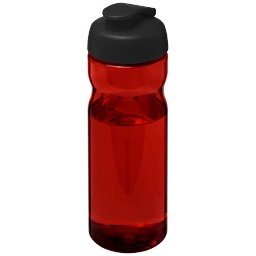 Gourde de sport&nbsp;650ml promotionnelle Ocean Plastic H2O Active® Rouge / Noir